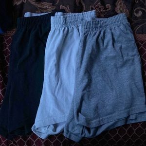 Three Pairs Soffe Shorts